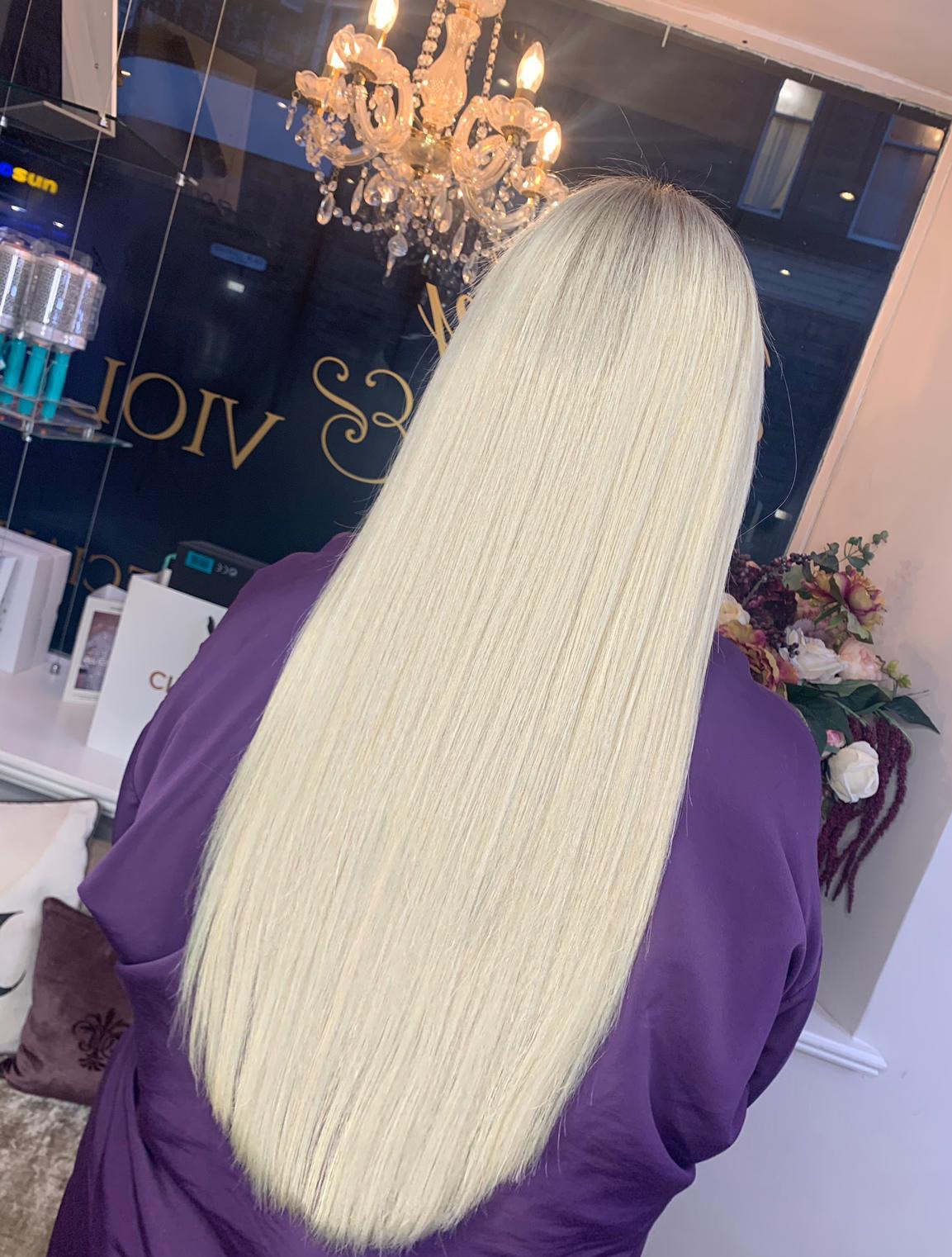 Pre bonded hair extensions